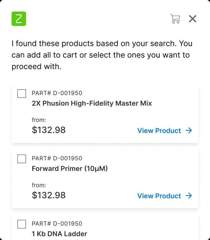 Search results based on the highlighted text